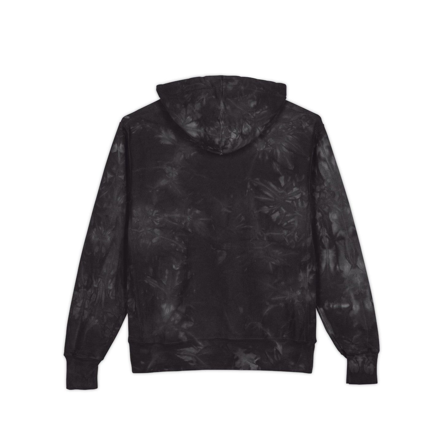 Tie-Dye Hoodie with Custom Embroidery- Can't Rush Greatness