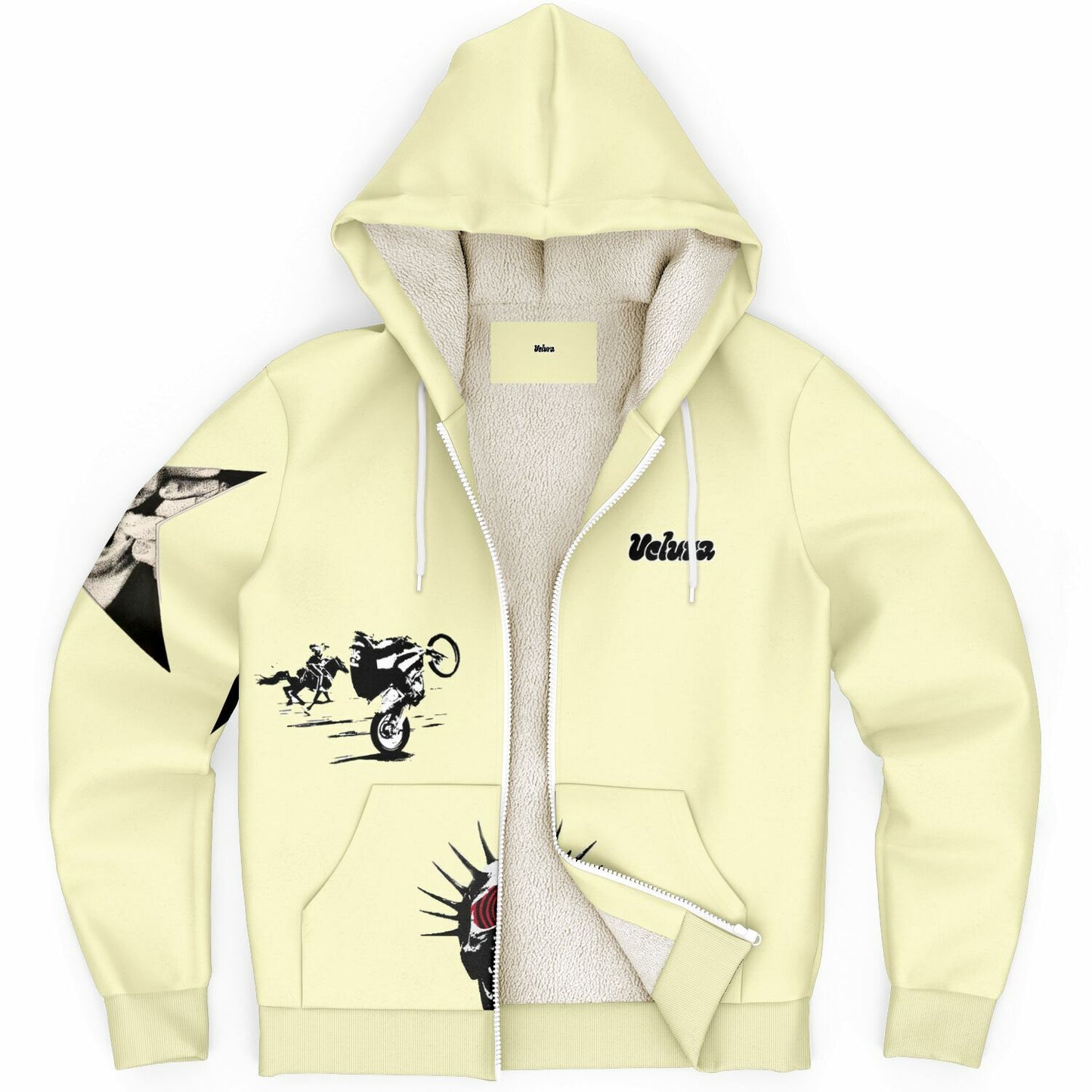 Microfleece Ziphoodie - Cant Rush Greatness Drop