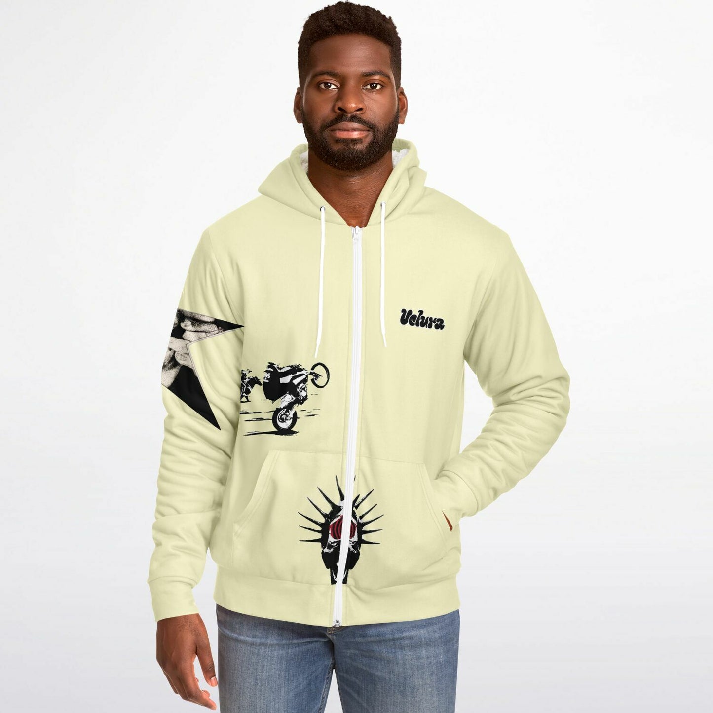 Microfleece Ziphoodie - Cant Rush Greatness Drop