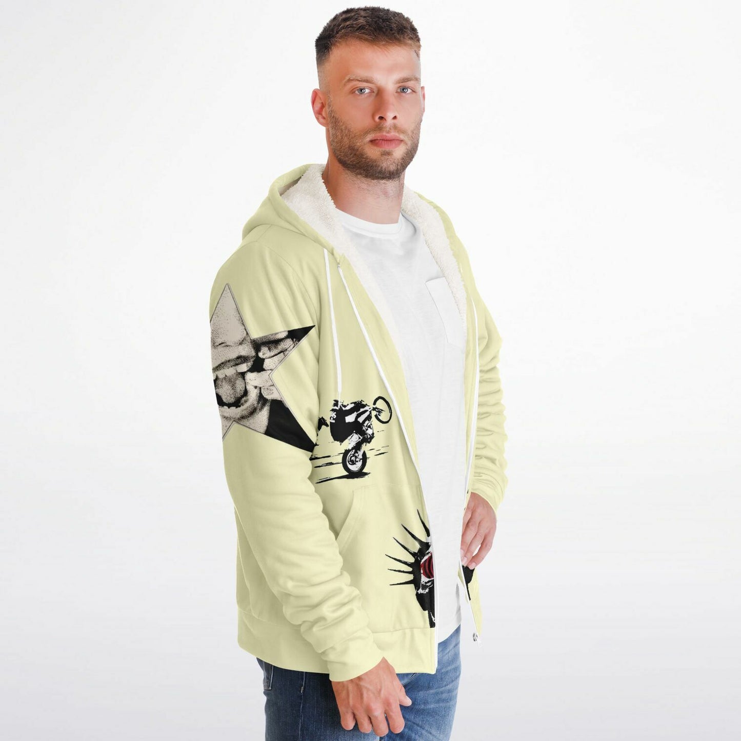 Microfleece Ziphoodie - Cant Rush Greatness Drop