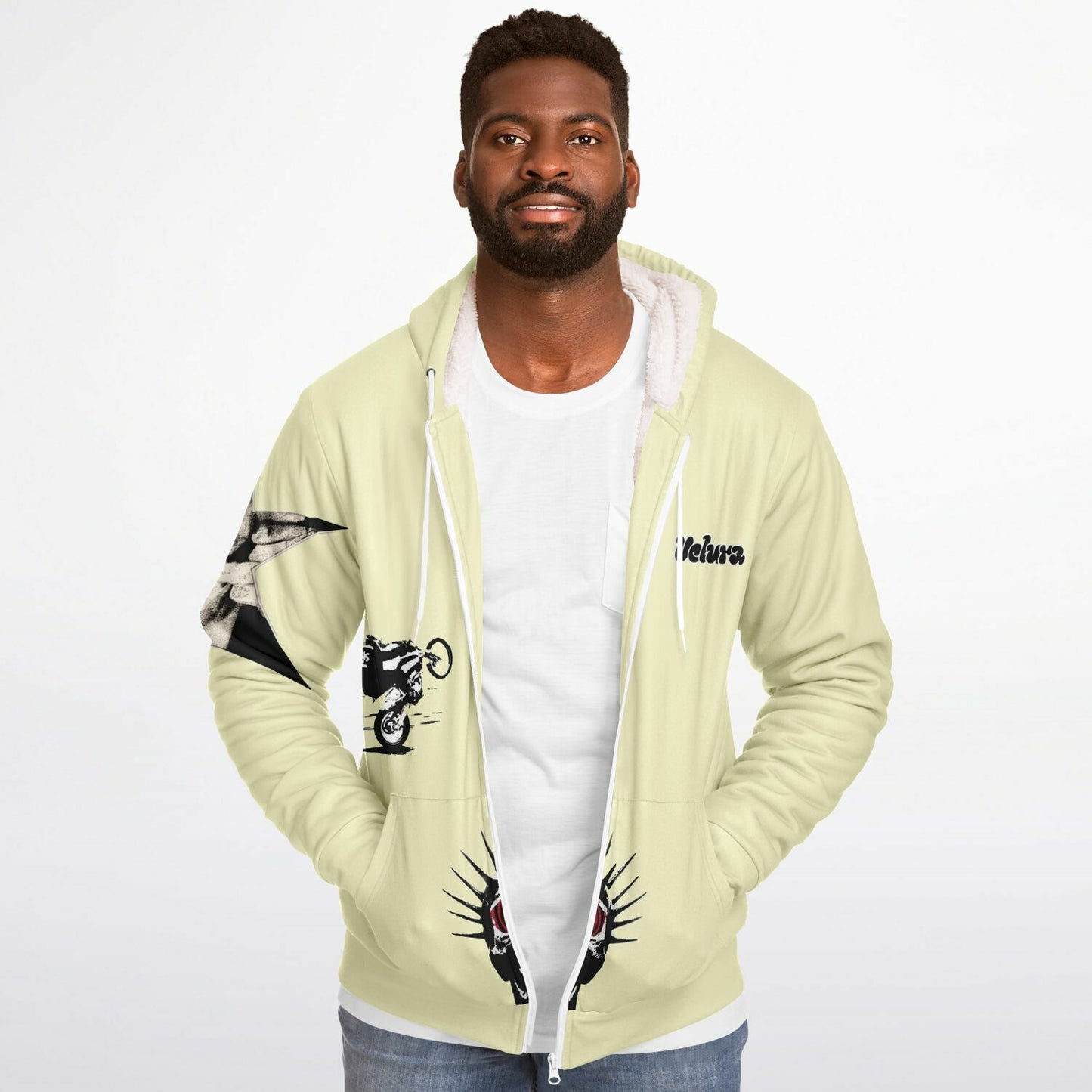 Microfleece Ziphoodie - Cant Rush Greatness Drop