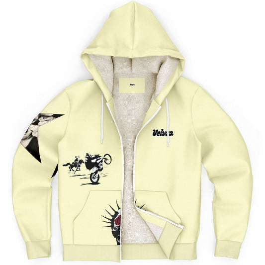 Microfleece Ziphoodie - Cant Rush Greatness Drop