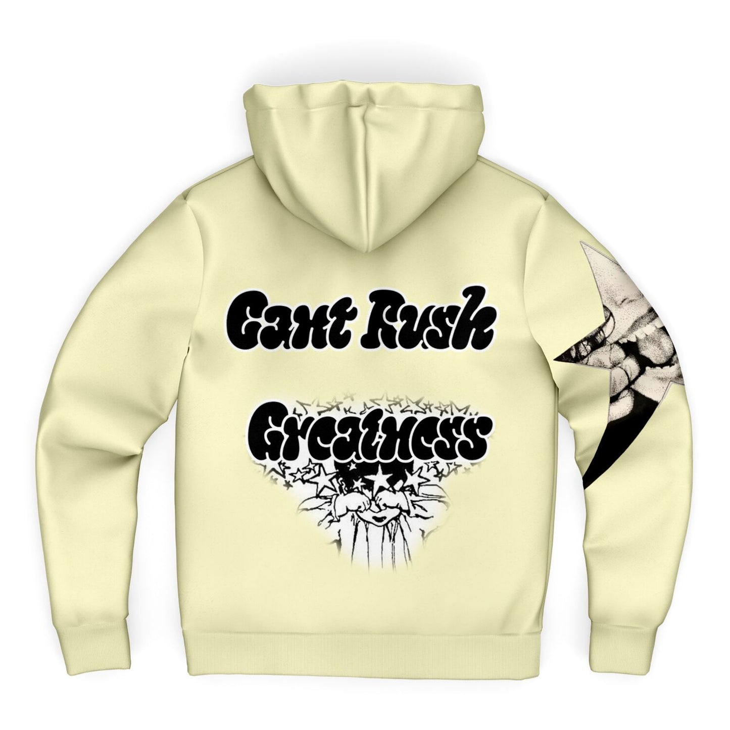 Microfleece Ziphoodie - Cant Rush Greatness Drop
