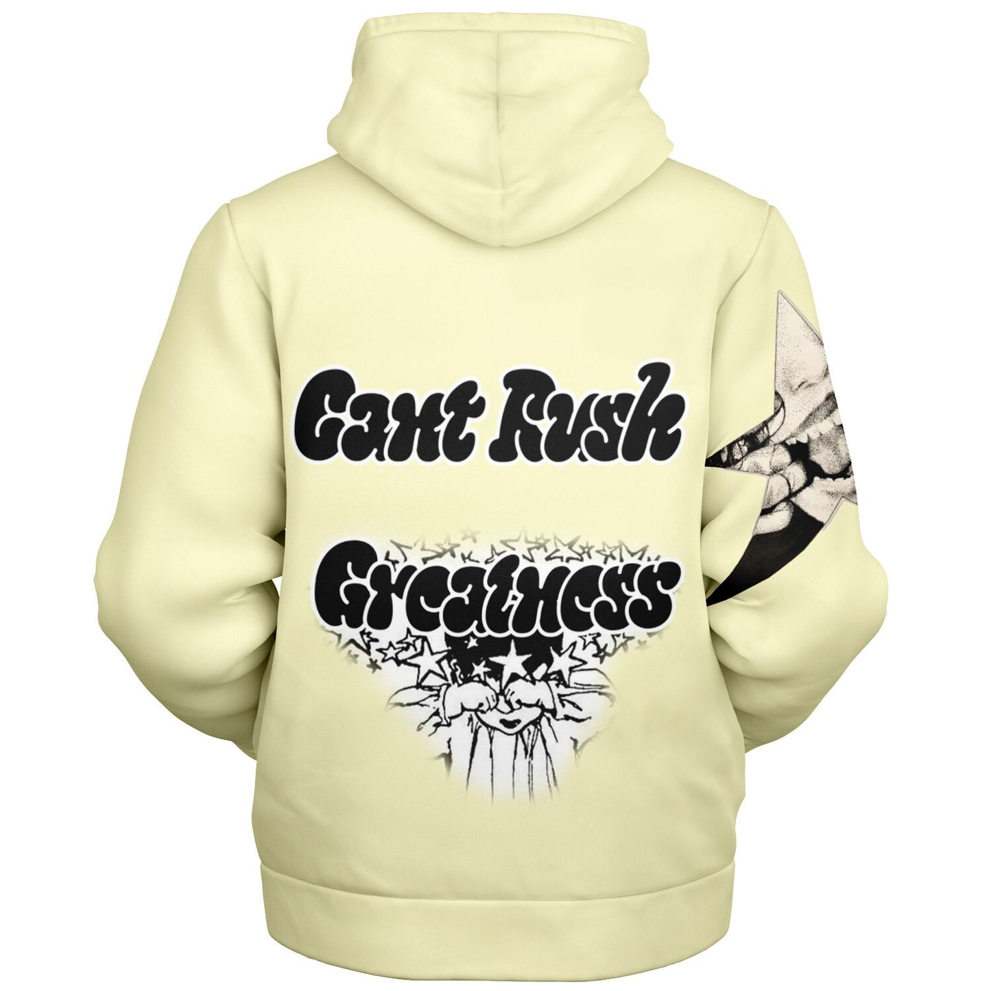 Microfleece Ziphoodie - Cant Rush Greatness Drop